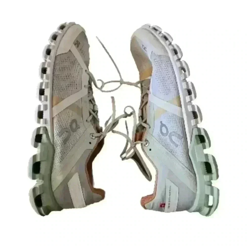 ON Running Women’s Cloudflow Running Shoes Aloe White Lightweight Performance 9